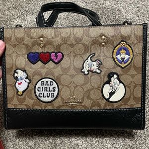 NWT Limited Edition Disney x Coach purse, wallet, & scarf bundle